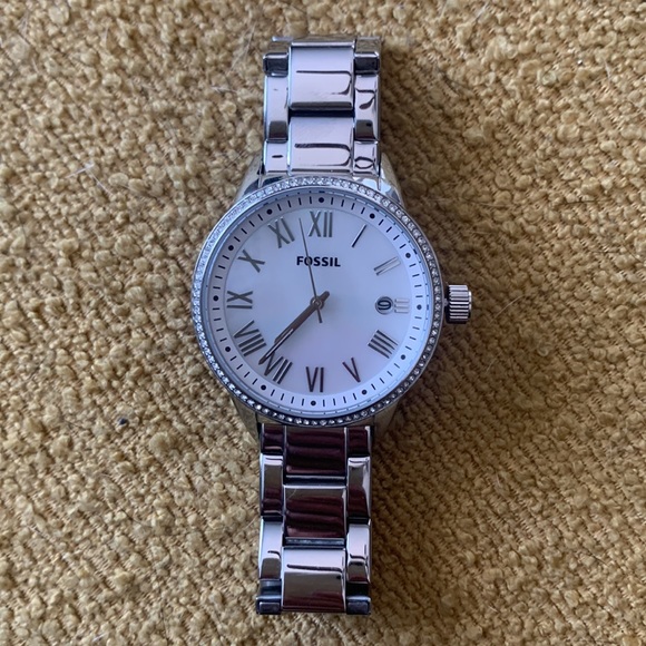 Fossil Women's Blythe Three Hand Stainless Steel Watch BQ3209 - Picture 3 of 7